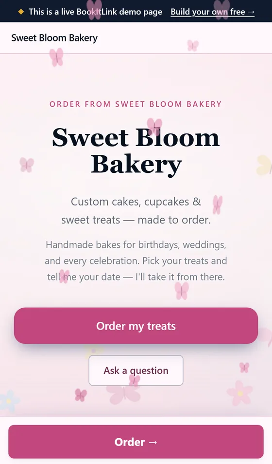 Shirls So Sweet Treats — live page