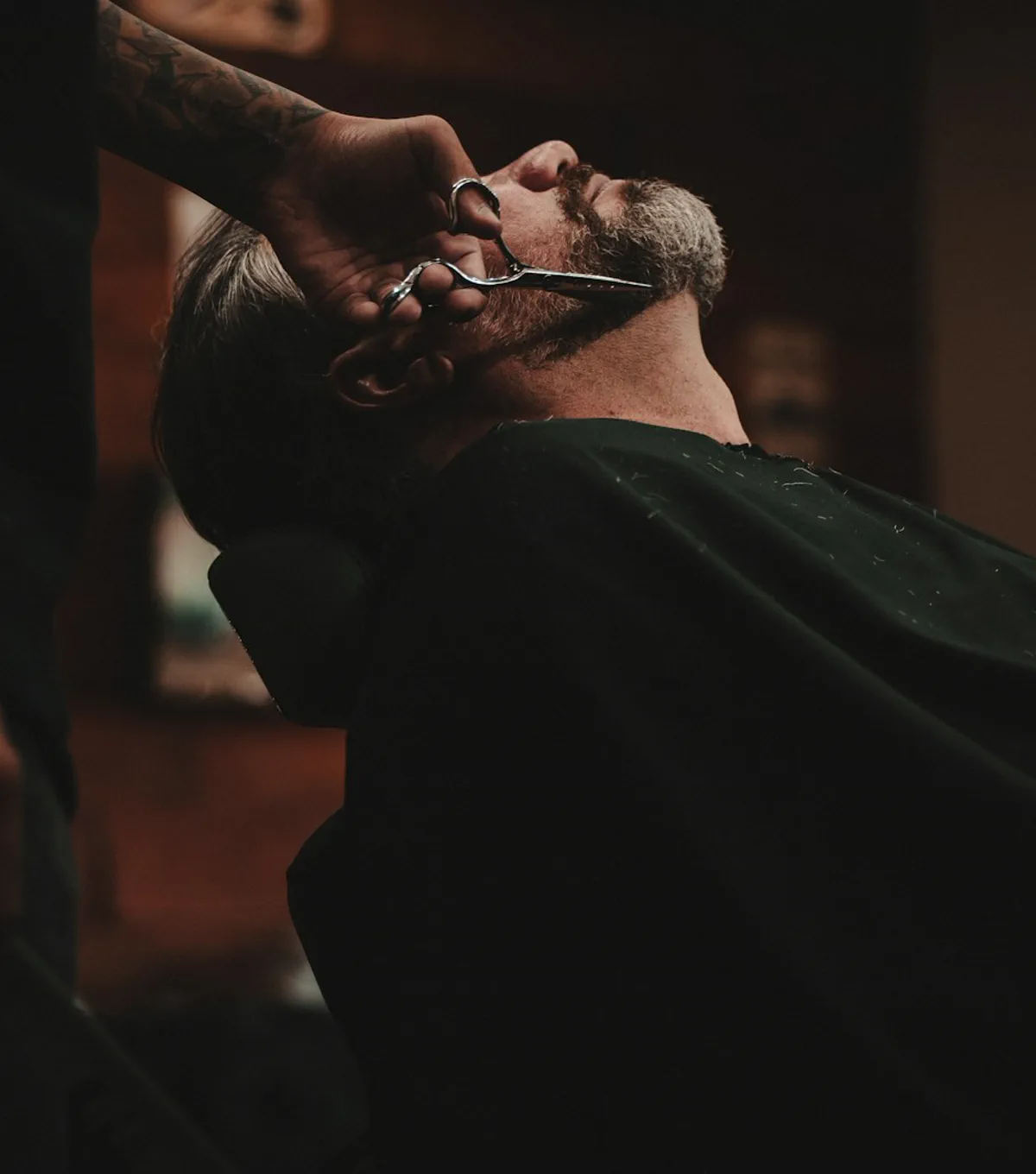 Barbershop sample booking page