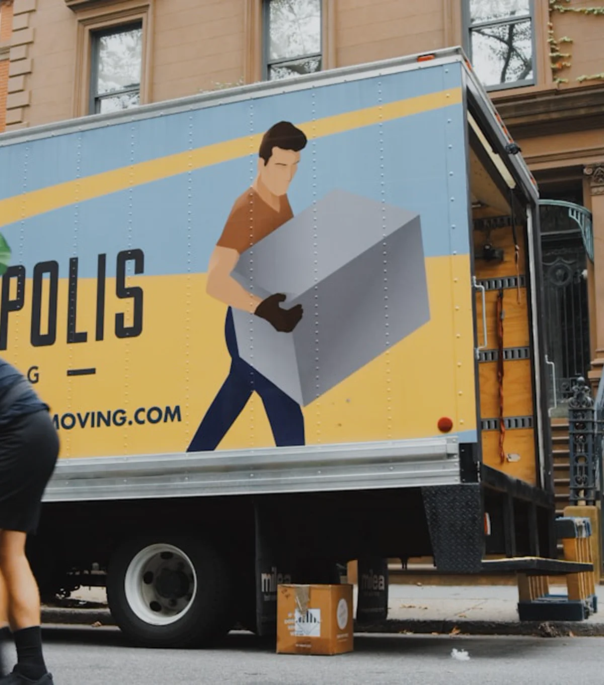 Moving company sample booking page